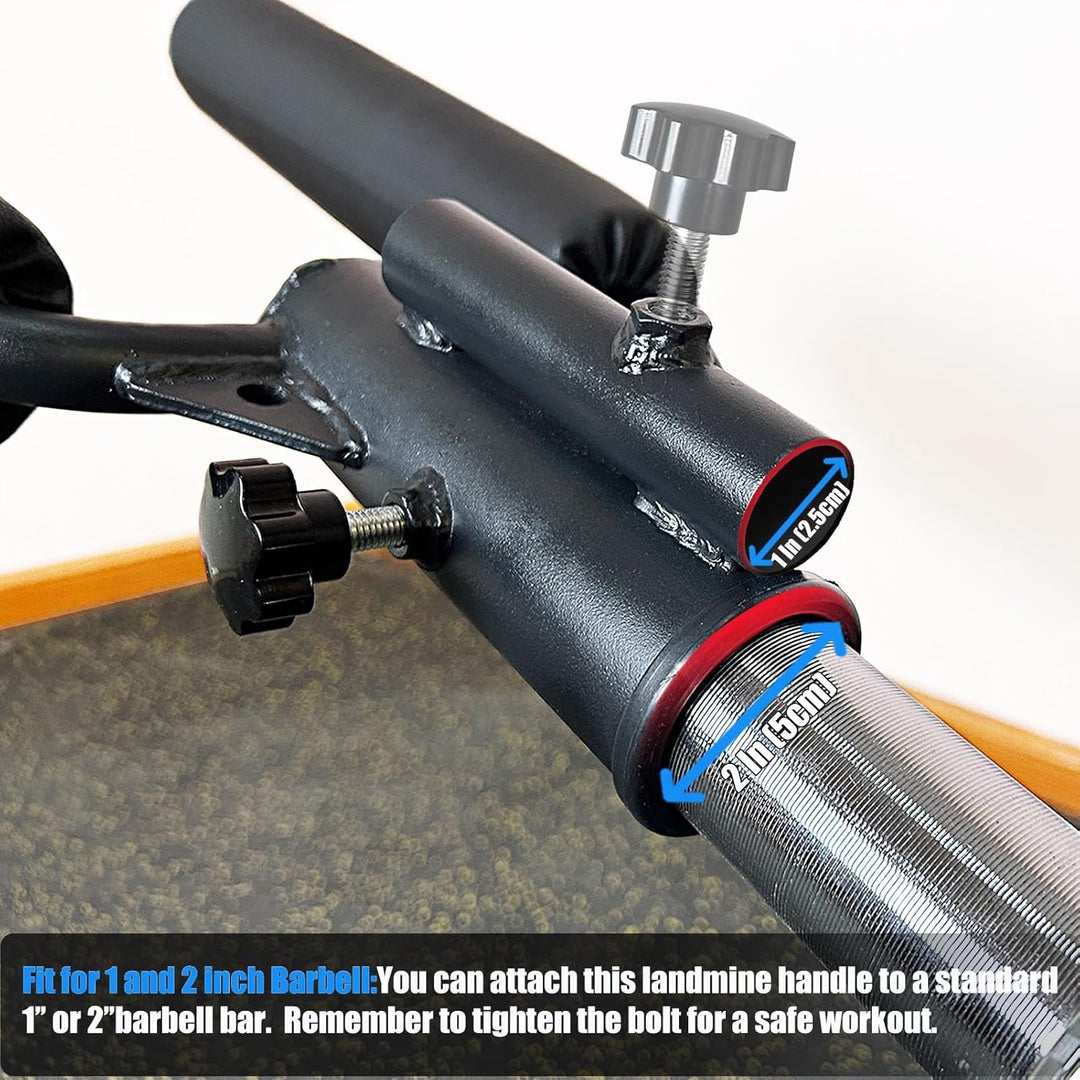 KORIKAHM Viking Press Landmine Griff für 5,1 cm olympische Langhantel, T-Bar Row Attachment Core Str