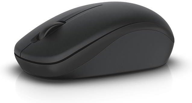 Dell, WM126, Wireless-Maus inkl. kabellosern USB Empfänger (kabellos, , 1000 dpi, optisch LED, 3 Tas