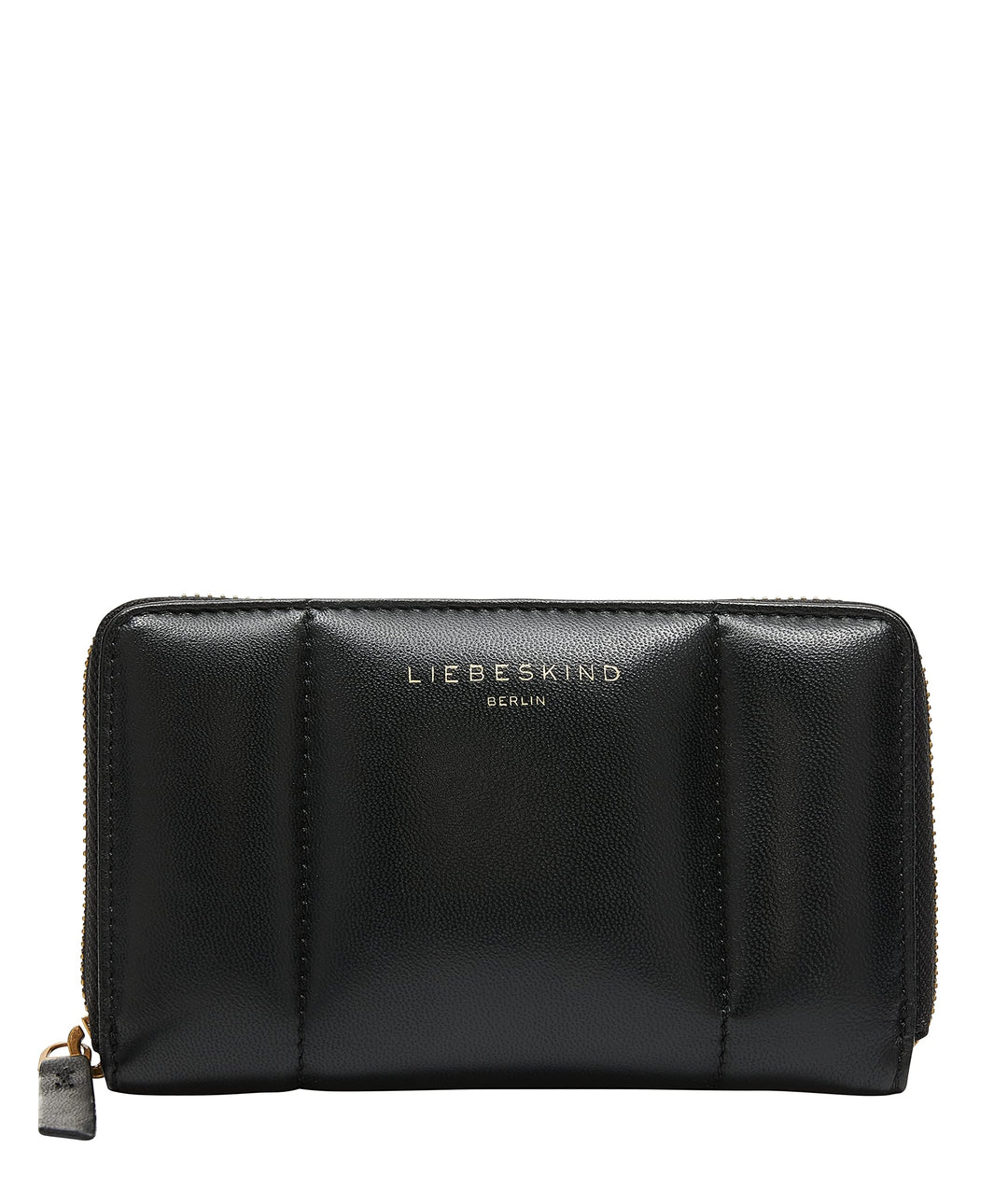 Liebeskind Berlin TYRA Frieda Geldbörse, Medium (HxBxT 9.5cm x 16.5cm x 2cm), Black Schwarz, Schwarz