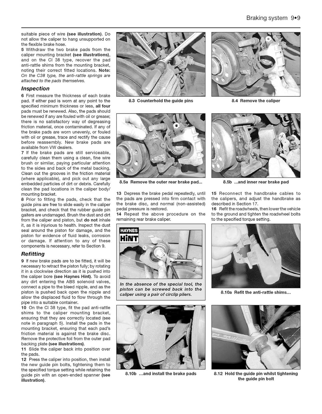 VW Polo (09 - 14) Haynes Repair Manual, Taschenbuch