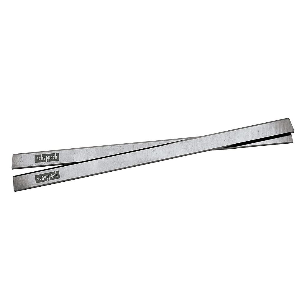 scheppach Hobelmesser für Abricht-Dickenhobelmaschine HMS860 | HSS Stahl | 210 x 22 x 1,8mm | Set be