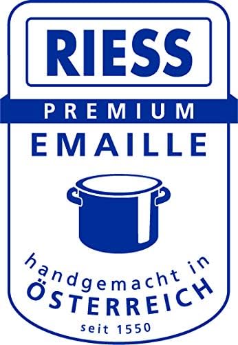 RIESS 0123-065 Fleischtopf mit Deckel 18, CLASSIC - PURE GREY, Durchmesser 18 cm, Inhalt 2,5 Liter,