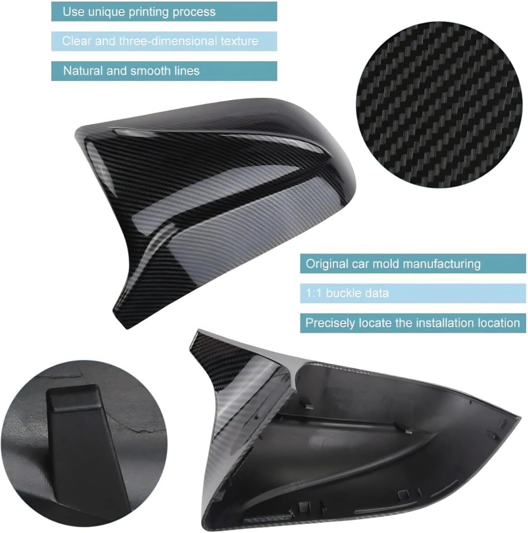 Ezweiji model 3 Seitenspiegel, 1 Paar Auto Rückspiegel Seite Rückspiegel Abdeckung für Tesla Model 3