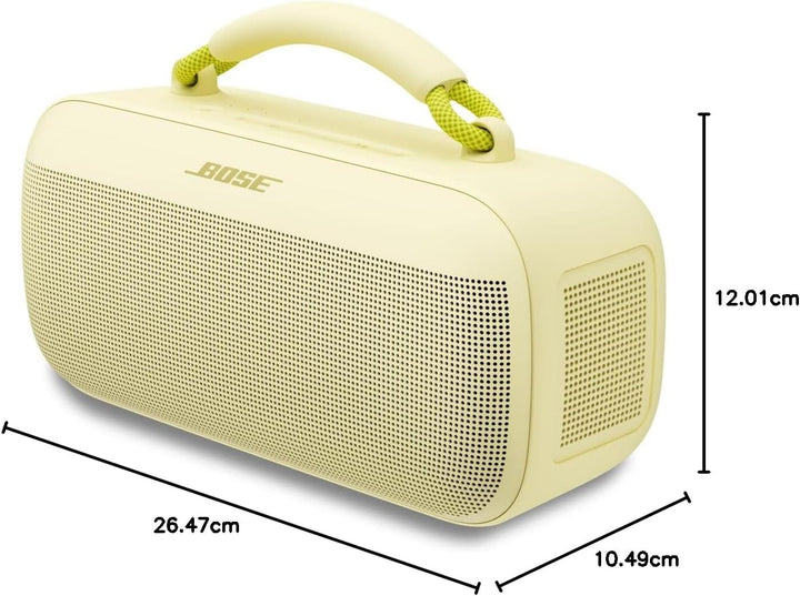 Bose Tragbarer SoundLink Max Lautsprecher, grosse tragbare Bluetooth Boombox mit Akku, wasserdichte