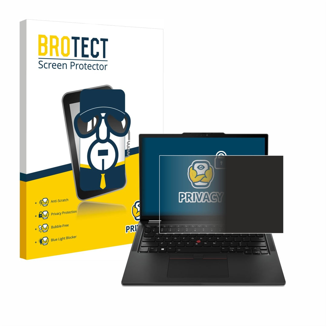 BROTECT Anti-Spy Blickschutzfolie für Lenovo ThinkPad X13 Gen 4 Privacy Screen Protector [Displaysch