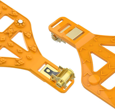Universal Schneeketten Einstellbare Traktionsketten für Reifenbreiten von 165–275 mm (6,5–10,83 Zoll