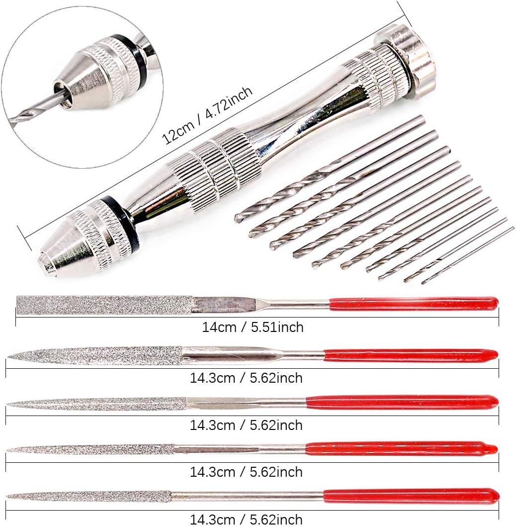 Keadic 55pcs Profi Modellierer Basic Tools Craft Set Hobby Building Tools Kit for Gundam Car Model B
