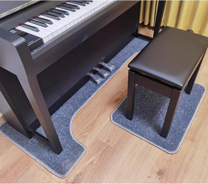 PPGE HOME Schalldammung Teppich Klavier, Klavier Schalldämmung Matte, Boden Schallschutz Teppich Sch
