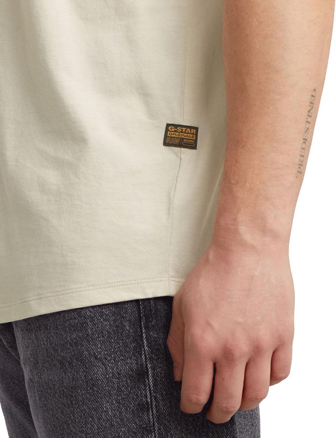 G-Star Herren Lash Sports Graphic Relaxed T-Shirts XS Beige (Whitebait D16396-b353-1603), XS Beige (