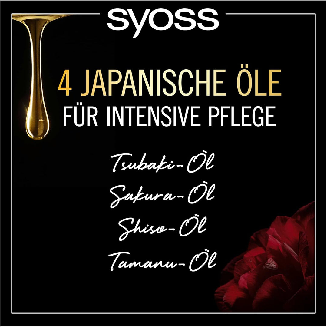 Syoss Oleo Intense Öl-Coloration 6-54 Kühles Dunkelblond Stufe 3 (115 ml), dauerhafte Haarfarbe mit
