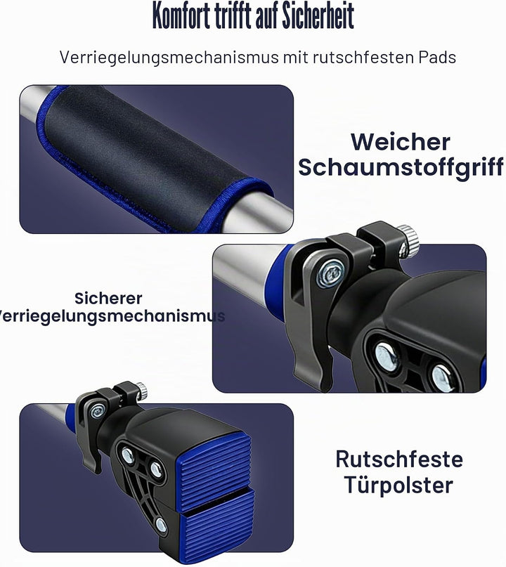 Romix Tür Klimmzugstange Türrahmen, Verstellbar Keine Schrauben Klimmzugstangen wand Trainingsgerät
