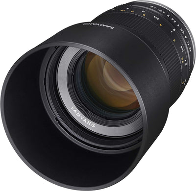 SAMYANG 7721 MF 50mm F1.2 APS-C Fuji X schwarz - manuelles Foto Objektiv mit 50mm Festbrennweite für