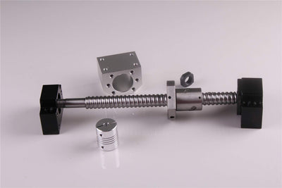 BEVDICNC Kugelumlaufspindel SFU1605 300mm Gewindespindel Edelstahl Kugelumlaufspindel mit BK12/BF12
