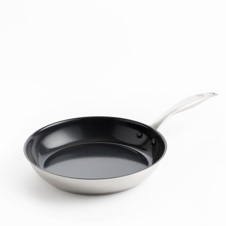 GreenChef Profile Plus Gesunde Keramik Bratpfanne aus Antihaft-Edelstahl, 28 cm, PFAS-frei, Induktio