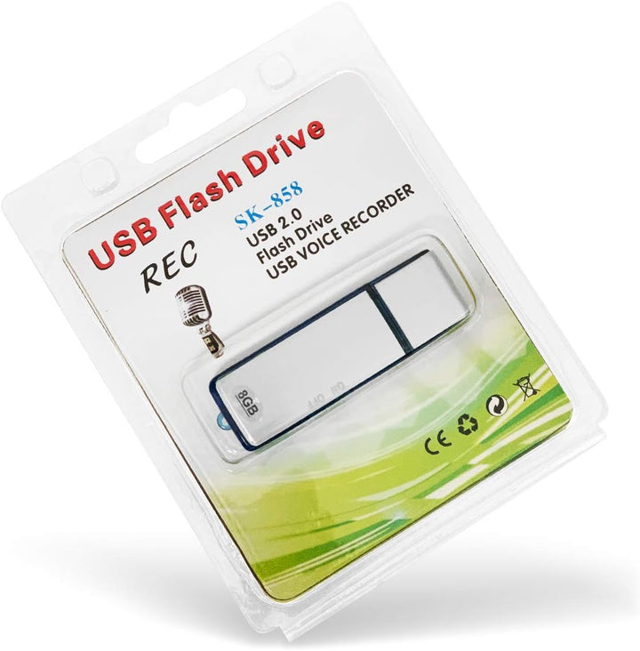 Lychee Digitales Diktiergerät Aufnahmegerät Mini Sprachrekorder 8GB - 90 Stunden Wiederaufladbare Tr