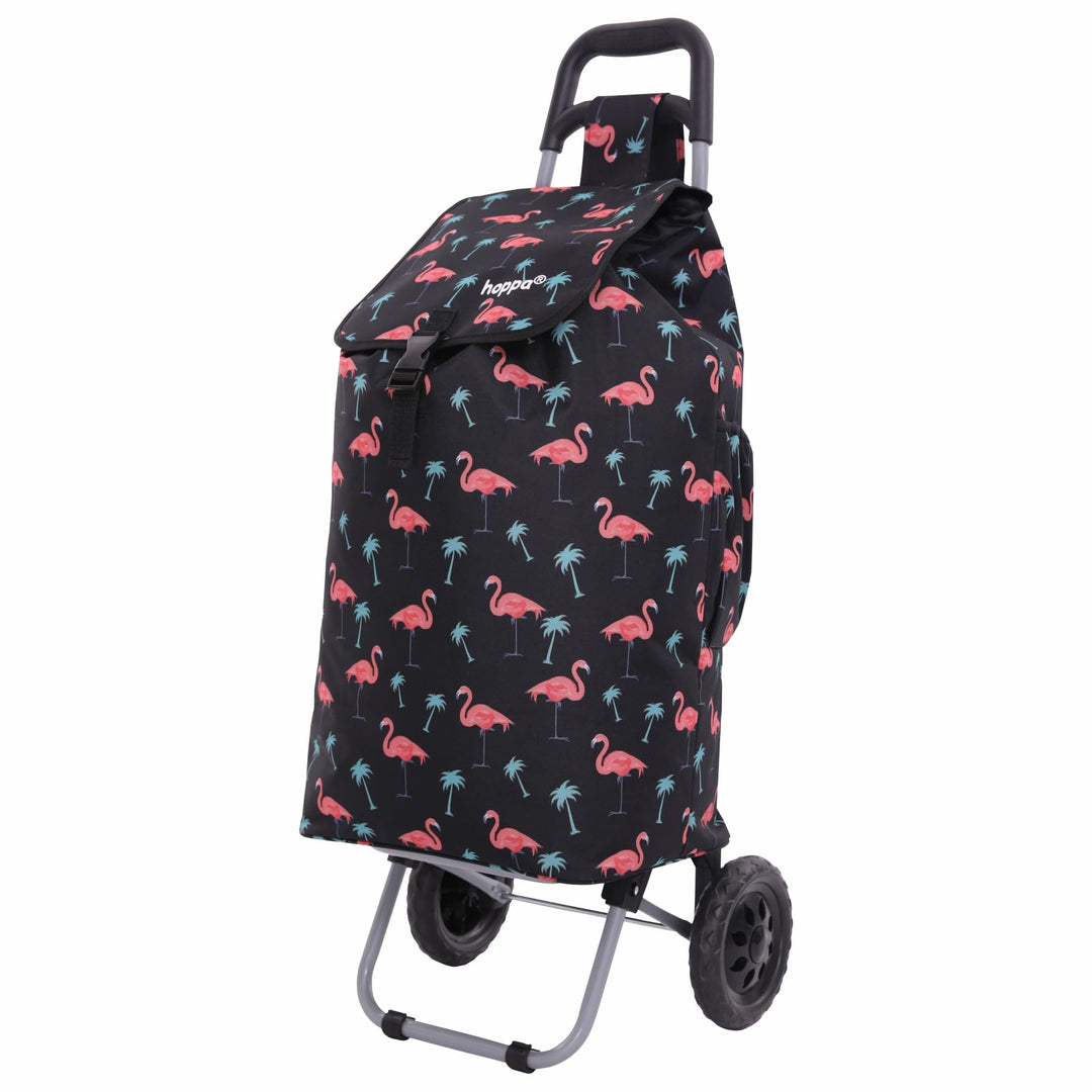 Hoppa 47L Stabiler Einkaufstrolley klappbar Shoppingtrolley multifunktional Einkaufsroller abnehmbar
