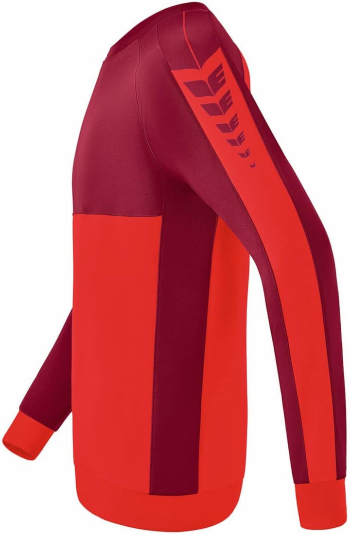 Erima Unisex Casual Six Wings Sweatshirt XXL Rot/Bordeaux, XXL Rot/Bordeaux