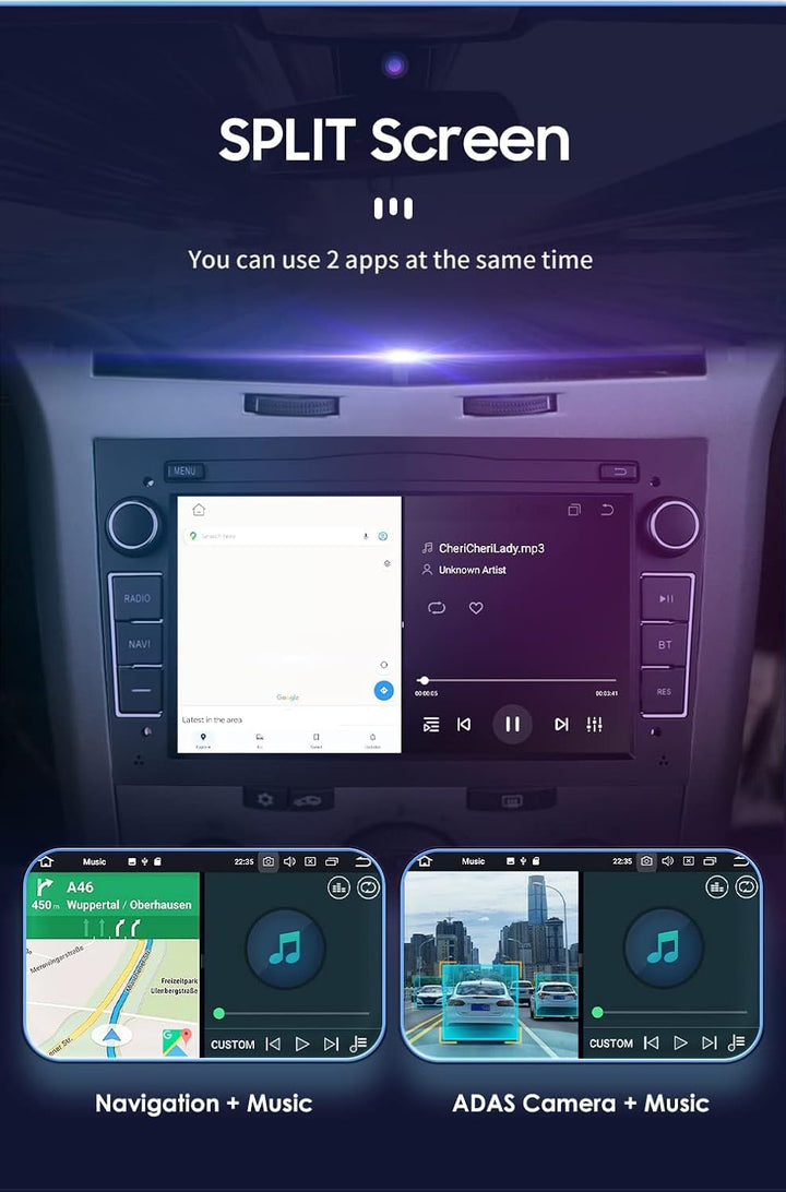 HIZPO 7 Zoll Auto Audio Stereo Doppel Din In Dash für Opel Vauxhall Corsa Vectra Astra Unterstützung