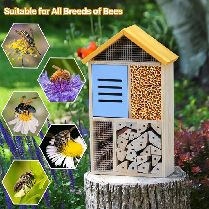 500 STK Nisthülsen für Insektenhotel, 20 cm lang Nisthülsen für Wildbienen, Insektenhotel Füllmateri