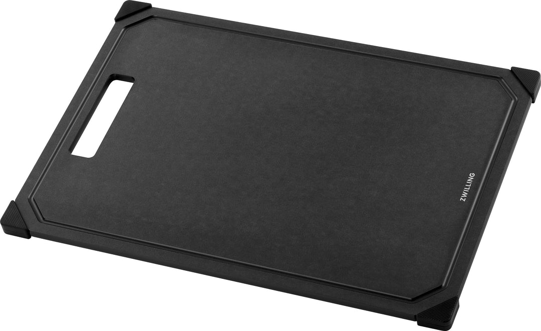 ZWILLING Schneidebrett 37 x 25 cm aus Holzfaser, Fiberholz, mit Saftrille, rutschfest, spülmaschinen