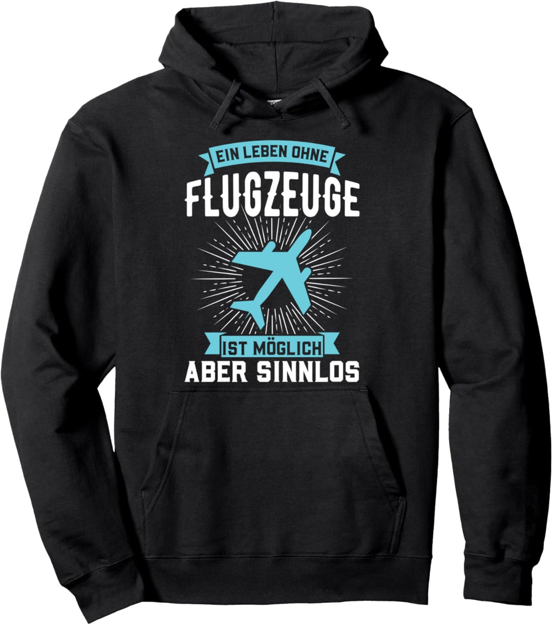 Pilot Flugzeugführer Flugzeug Pullover Hoodie