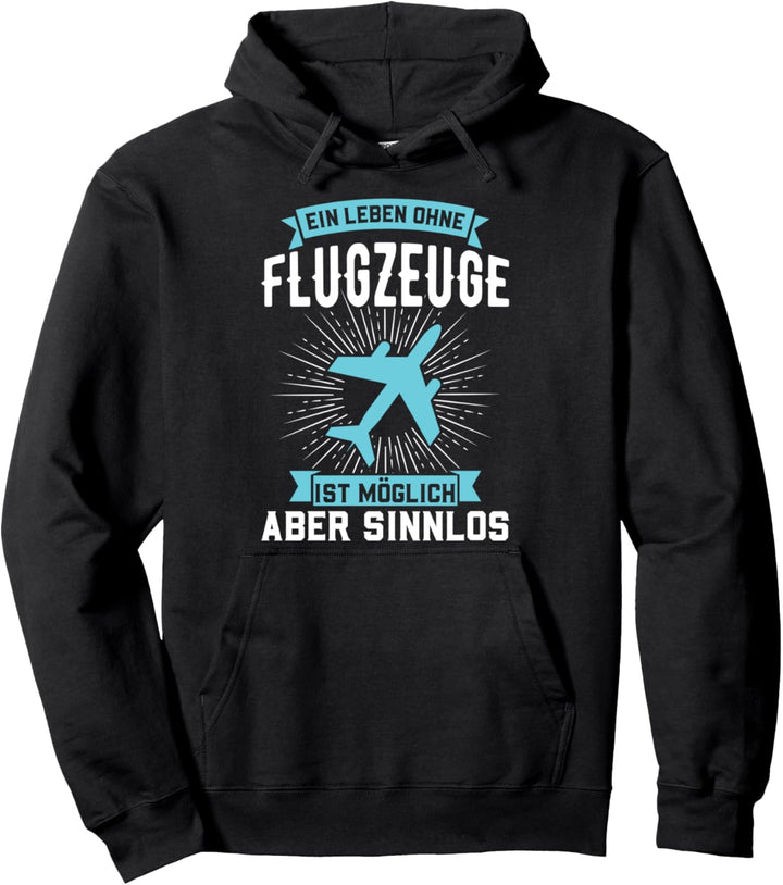 Pilot Flugzeugführer Flugzeug Pullover Hoodie