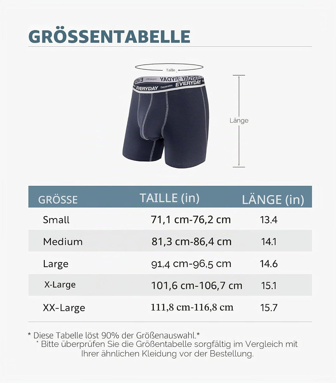 Separatec Herren Boxershorts 7er Pack Doppelbeutel Dual Pouch, Baumwolle Unterhosen Männer, Stretcke
