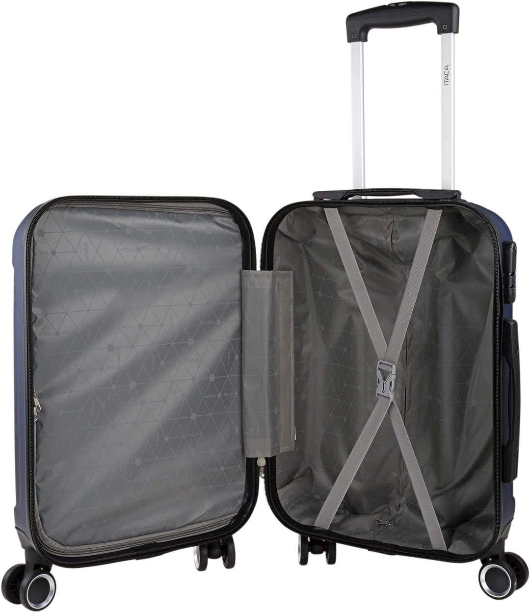ITACA - Trolley Handgepäck Cabin Trolley Koffer Reisekoffer Hartschalenkoffer mit Zahlenschloss - Ka
