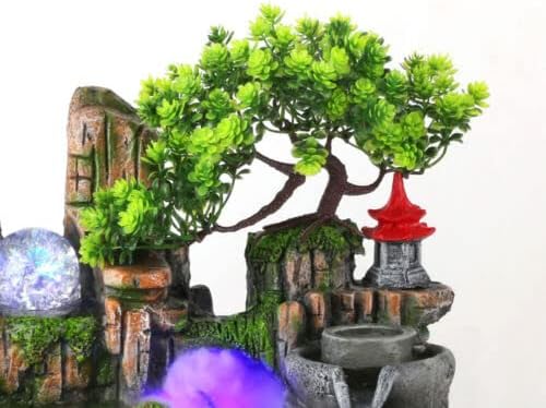 Ornament Wasserfall Wasserfall Büro Home Office Display Kreative Harz Hängende Geschenk Öffnen Dekor
