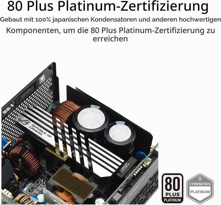 ASUS ROG Loki SFX-L 850W Platinum (Vollmodulares Netzteil, 80+ Platinum, Lambda A zertifiziert, 120m