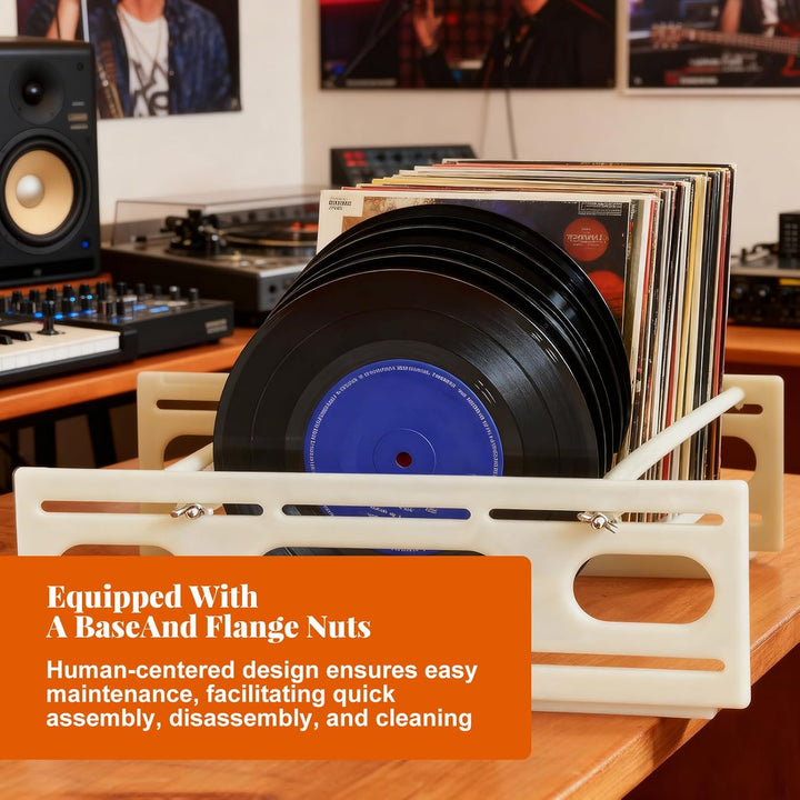 Topyond Schallplatten-Trockenständer,Schallplatten-Trockenständer,ABS,Kunststoff,Grosse Kapazität,Sc
