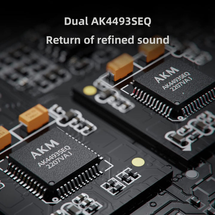 FiiO K7 Full Balanced HiFi DAC Kopfhörer-Verstärker AK4493S*2, XMOS XU208 PCM384kHz DSD256, USB/opti