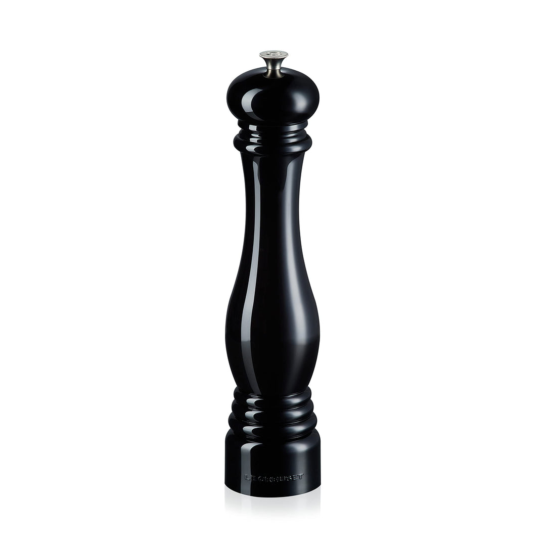 Le Creuset Classic Salzmühle, Gross, Robuster ABS-Kunststoff, Korrosionsbeständig, 518 g, Schwarz gl
