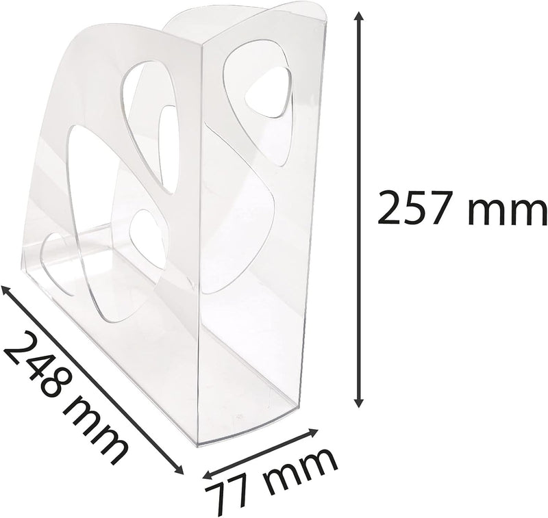 Exacompta 18123D 10er Pack Premium Stehsammler ECOMAG aus Kunststoff Office 248 x 77 x 257 mm Krista