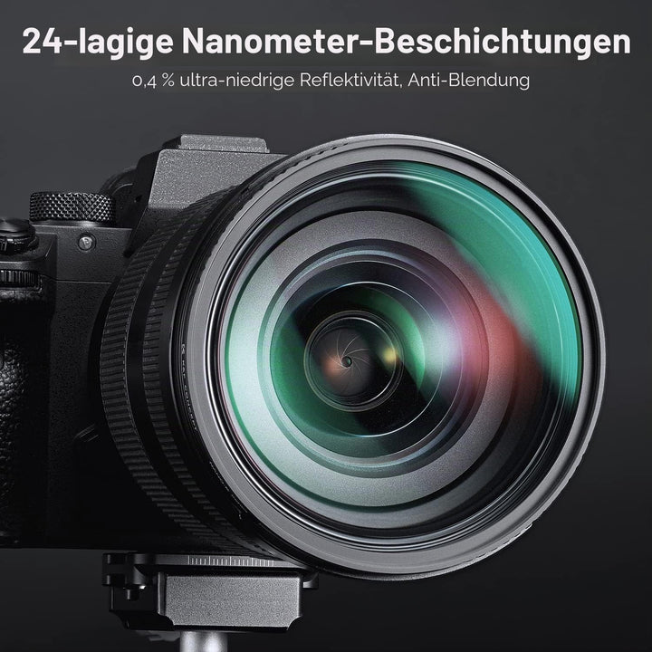K&amp;F Concept Nano-D Serie Black-Mist 1/4 Filter 52mm Black Promist 1/4 Filter aus Optisches Glas mit