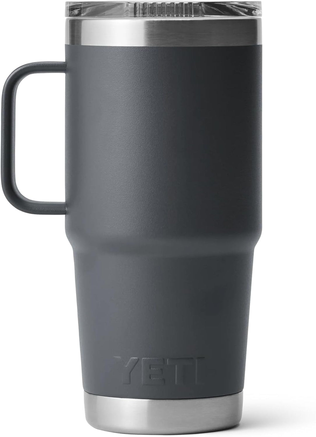 YETI Rambler Reisebecher Mit Stronghold Deckel, Charcoal, 20 oz (591 ml), Charcoal