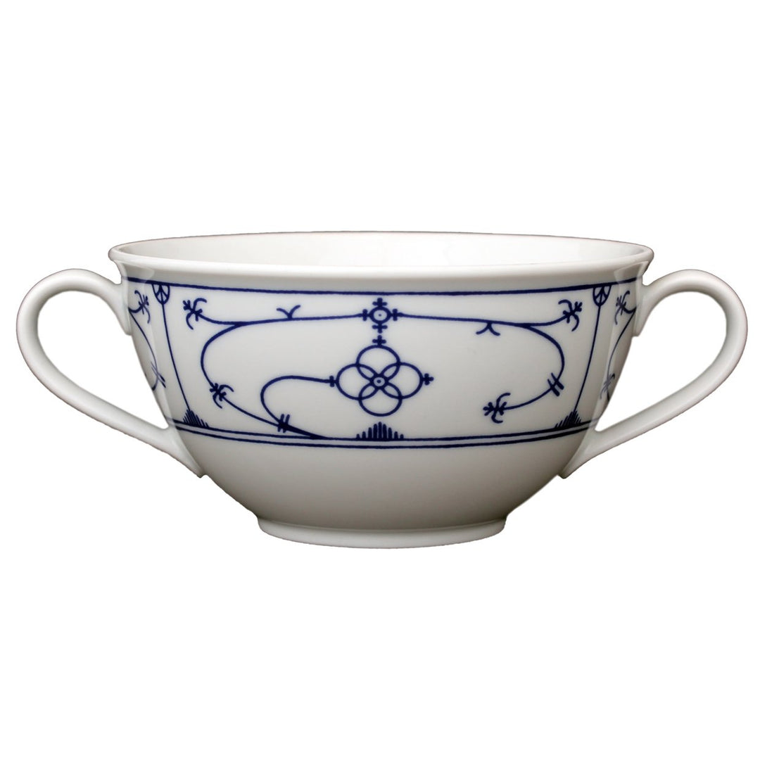 Tallin Indischblau Suppentasse 0,35 L, Porzellan, Indigoblau, 1 x 1 x 1 cm