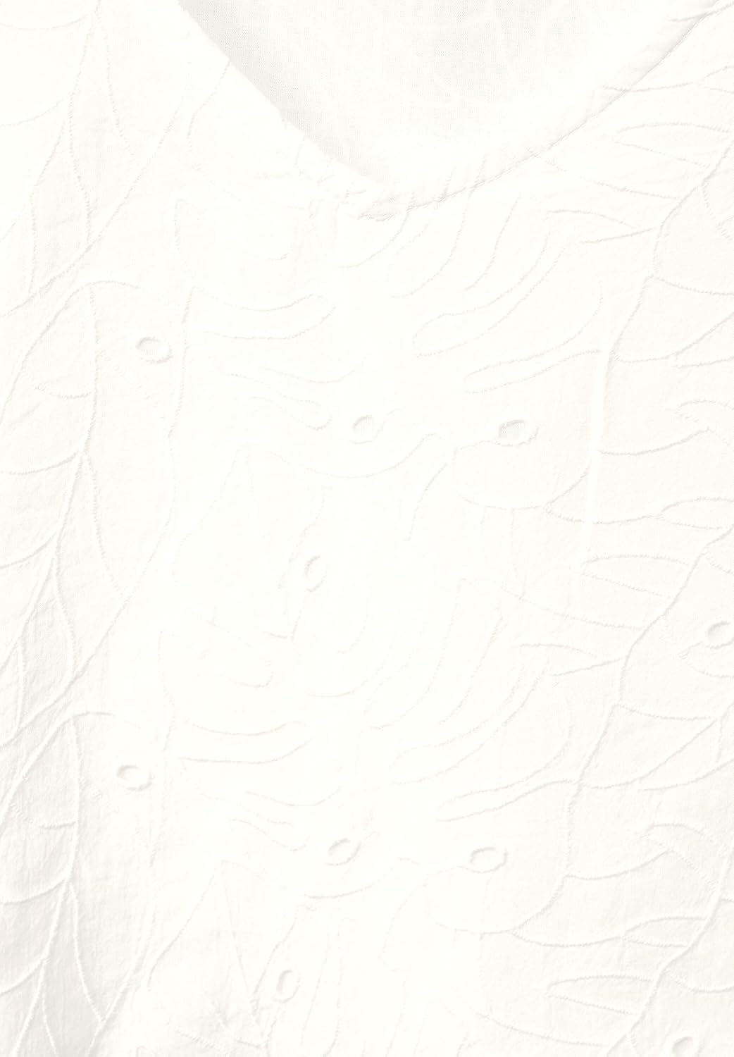 Cecil Damen Sommerbluse 3/4 S Vanilla White, S Vanilla White