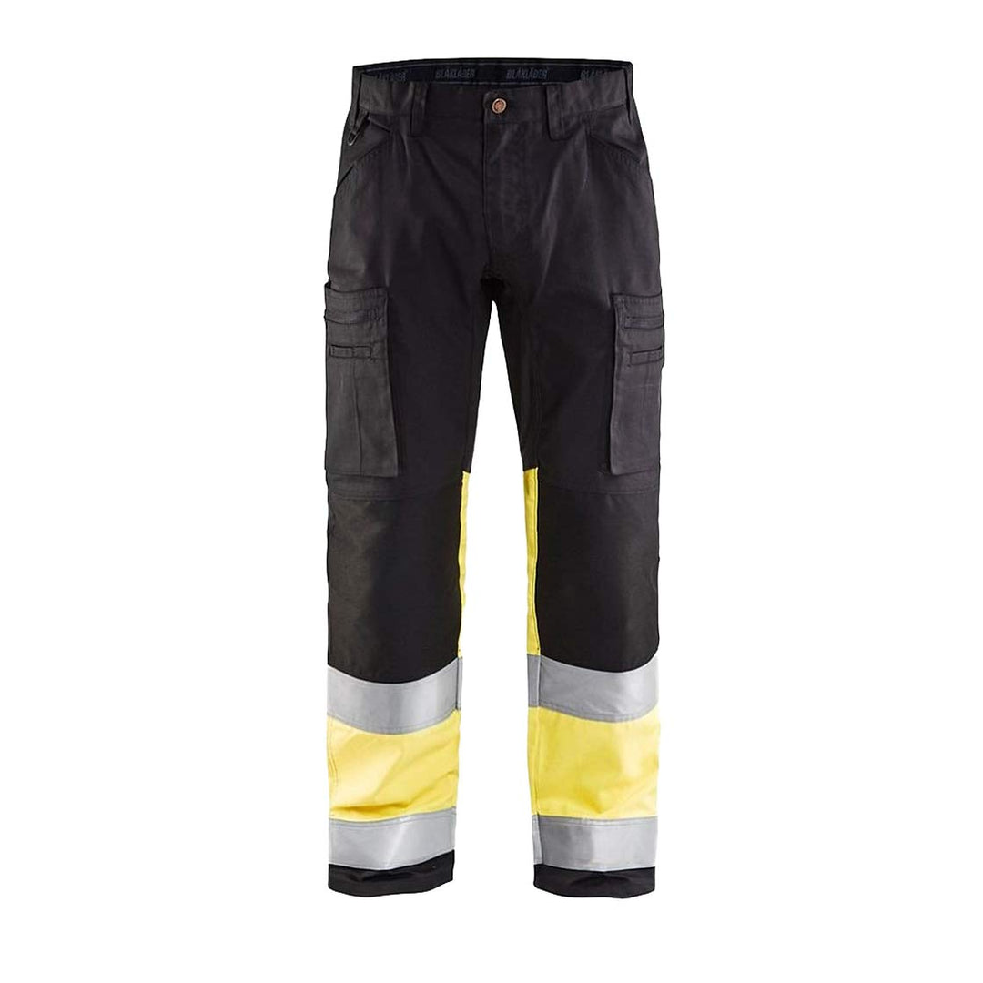 Blakläder 155118119933D108 Warn-Bundhose Grösse mit Stretch in schwarz/gelb, D108 D108 Black / Yello