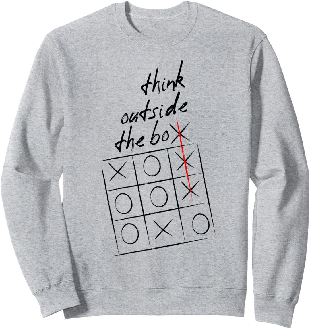 Funny Men Women Boys Tic Tac Toe Game Inspirational Quotes Sweatshirt