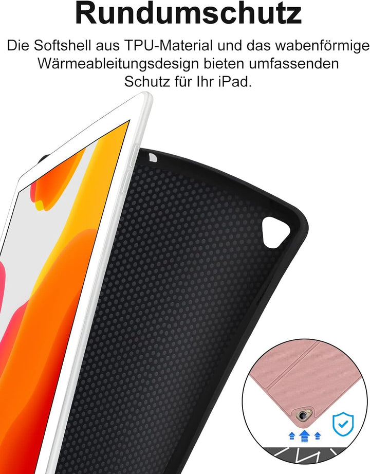 IVEOPPE Samsung Tablet A8 Hülle - Samsung Galaxy Tab A8 Tastatur mit Trackpad, Samsung Tablet Hülle