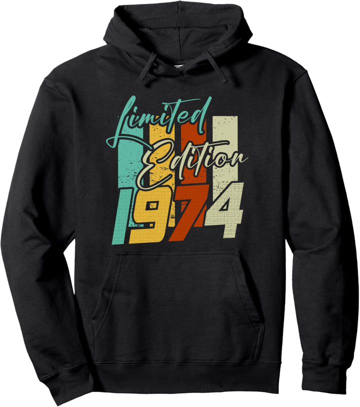 49. Geburtstag, Limited 1974 Edition Retro Fun Pullover Hoodie