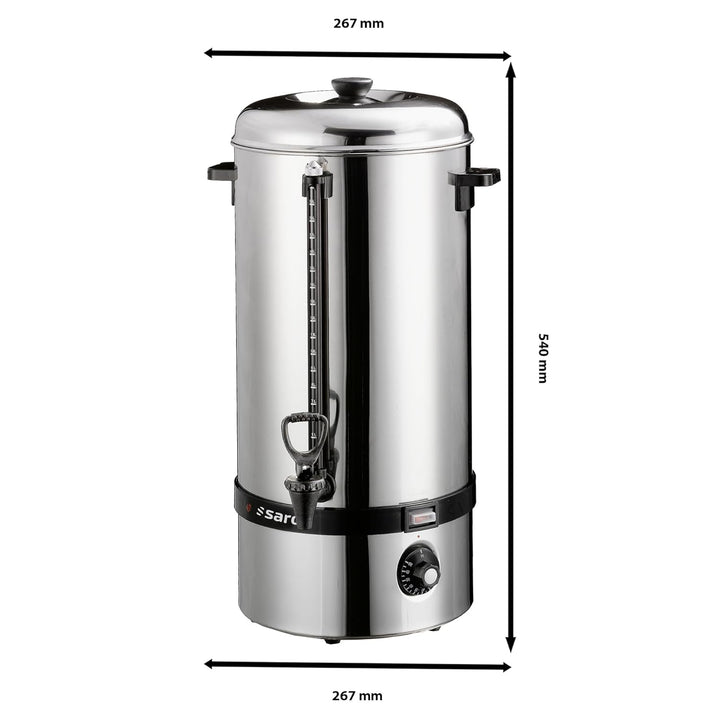 Saro 317-2000 Glühwein- und Heisswasserkessel Modell Hot Drink für Erhitzen und Warmhalten von Glühw