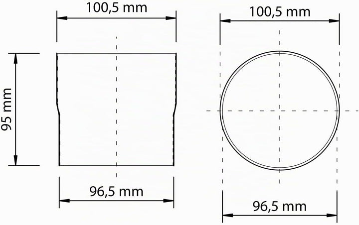 Florantia Wasserverteiler Wasserweiche Zink DN 100 inkl. Adapter