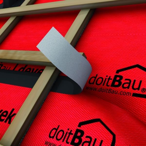 4x doitBau deflexx UV Klebeband für Unterspannbahn 60mm x 25m