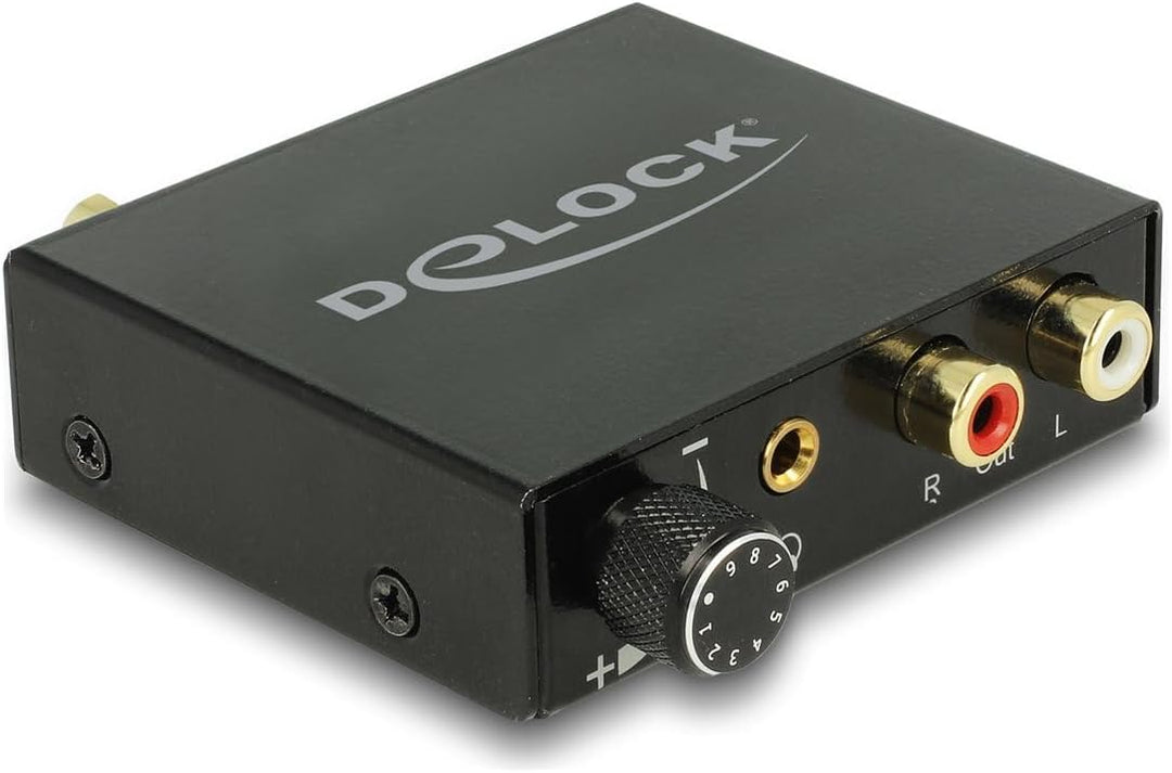 Delock Konverter Digital Audio zu Analog HD mit Kopfhörerverstärker