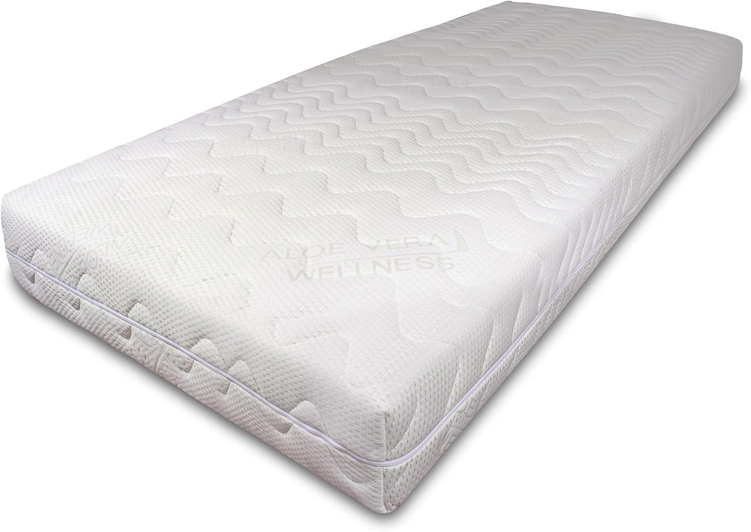 BONEX Hochwertiger Matratzenbezug Aloe Vera 80x200cm 19-21 cm, 19-21 cm