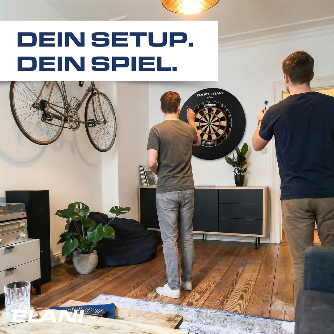 ELANI – klimaneutraler Dartring für optimalen Schutz von Wand, Boden, Dartpfeil und Flight – passgen