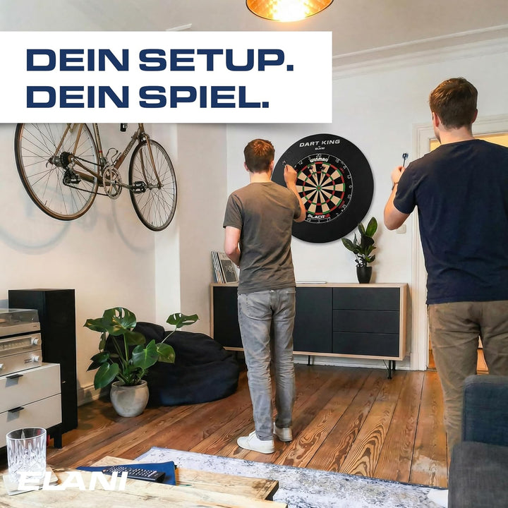 ELANI – klimaneutraler Dartring für optimalen Schutz von Wand, Boden, Dartpfeil und Flight – passgen