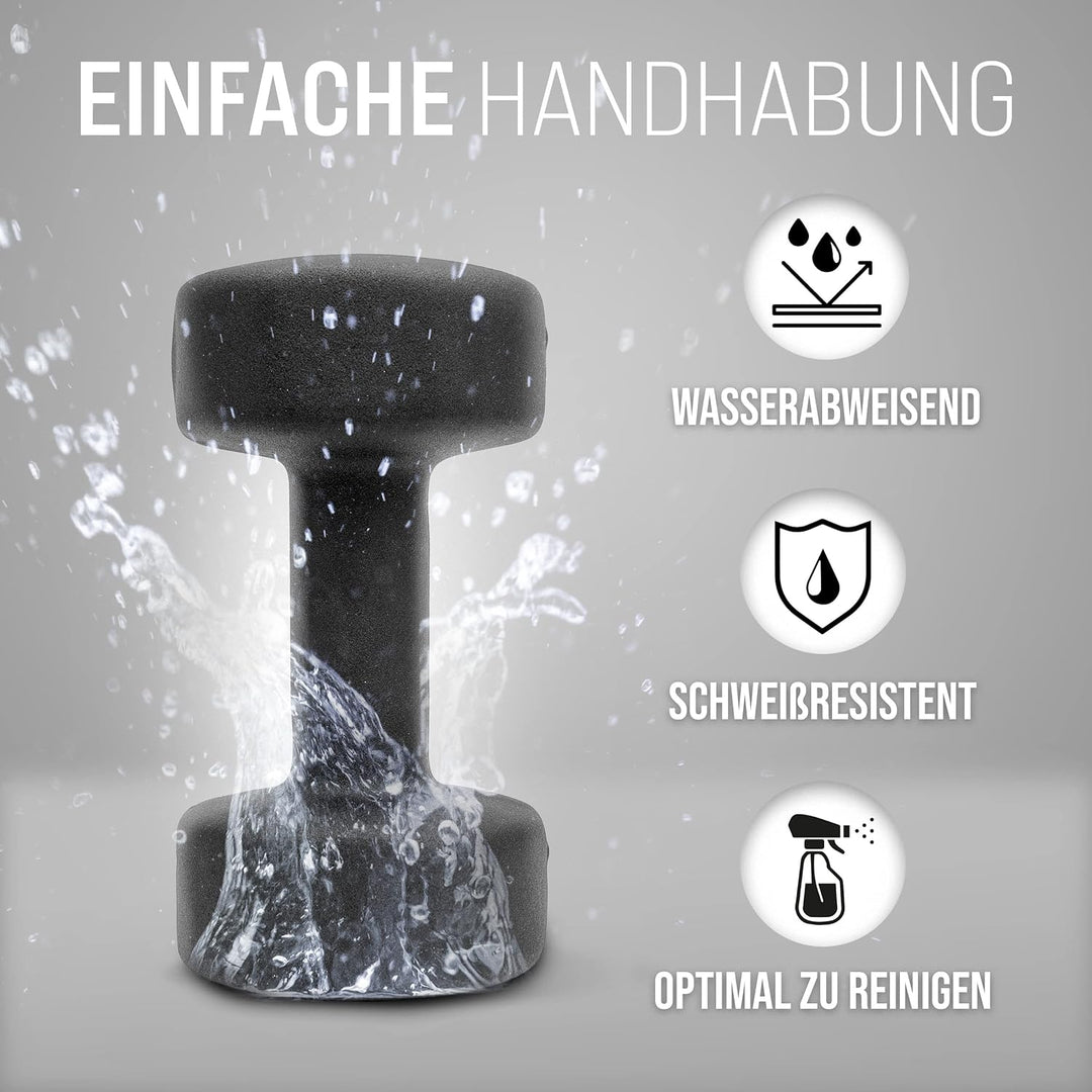 Apollo Hantel Set Kurzhantel | 2 Hanteln | 2er Hantelset | Gewichte für Krafttraining | Kurzhanteln